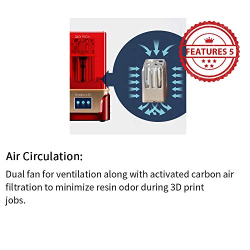 QIDI TECHNOLOGY Shadow 5.5 S UV Photocuring LCD 3D Printer - Image 7