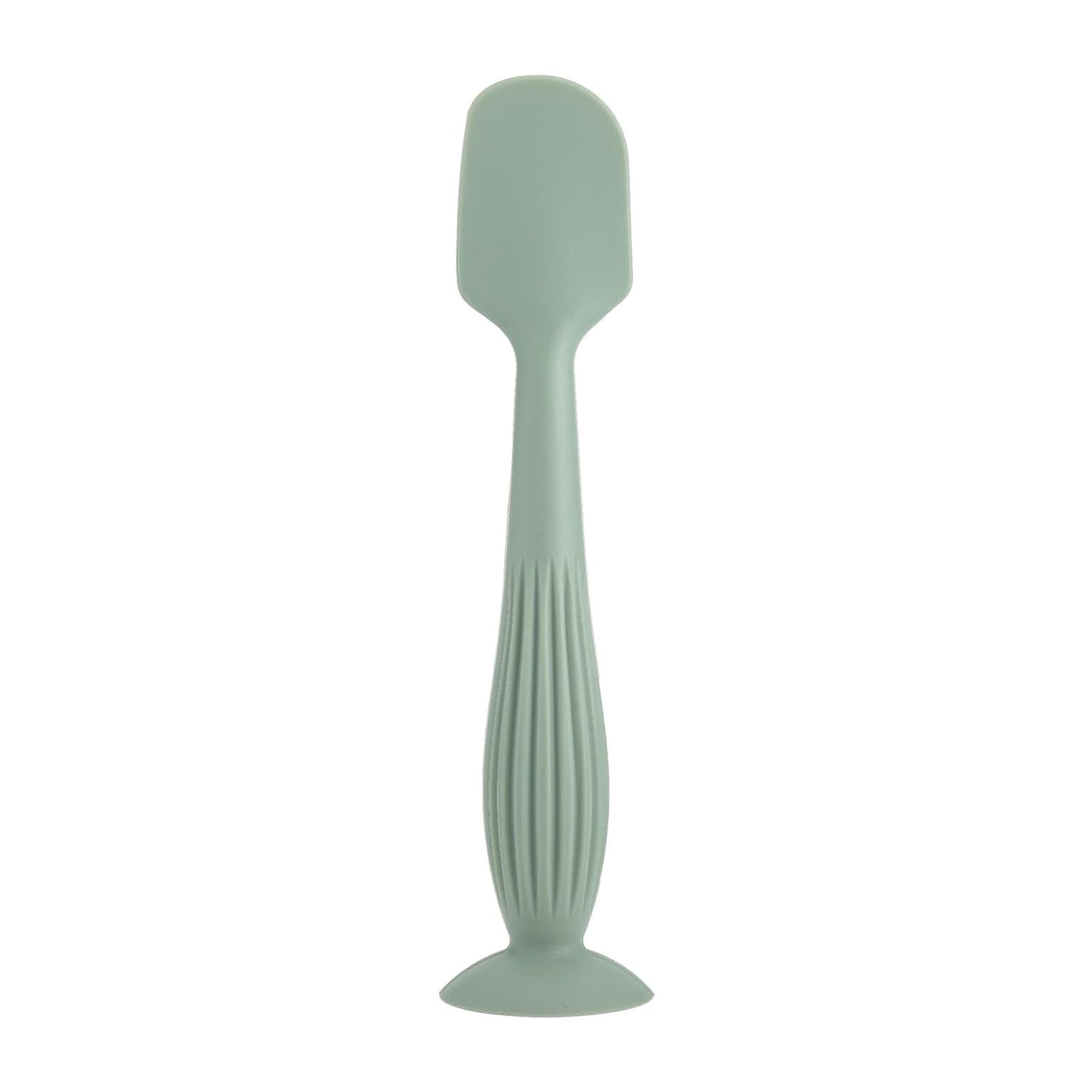 Silicone Ointment Applicator Baby Diaper Cream Scraper Spoon Buttocks Scraping Spoon with Suction Cup Base