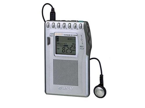未使用 SONY　ソニー　シンセサイザーラジオ　ICF-T510V Amazon.co.jp: SONY TV(1ch-12ch)/FM/AM PLLシンセサイザーラジオ ICF