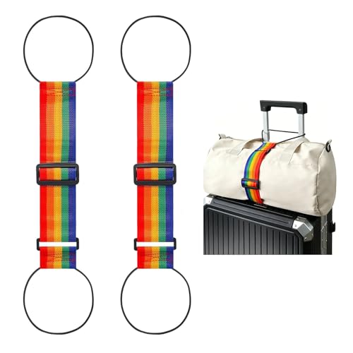 Connector Straps For Suitcases,2 Pack Flexible Luggage Acces
