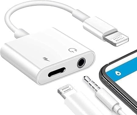 2in1 Headphone Adapter, Light_ing to 3.5mm Audio & Charging Port Cable Splitter for Phone 14 13 12 SE 2020 11 XS XS Max XR X 8 7 6 5 Pro/Plus/Mini/Promax Models-image-39