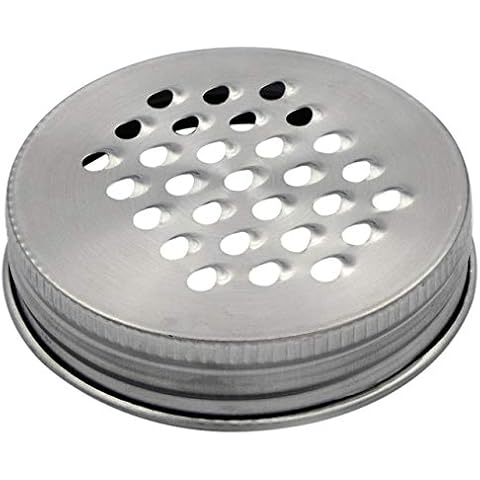 Mason Jar Lifestyle Grater/Shredder Lid for Regular Mouth Jars (3 Pack) Cover