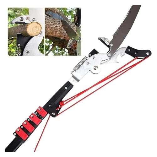 Pole Pruning Saw, Telescopic Tree Pruner, Telescopic Pole Saw Tree Saw Long Reach Pole Pruning Saw(24FT)