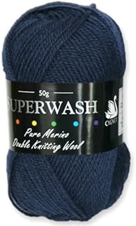 Cygnet C300/2153 Navy 100% Pure Wool Superwash Double Knitting Yarn 50g