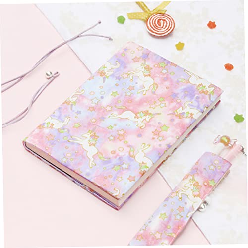 STOBOK Capa De Livro De Tecido Decoração De Mão De Unicórnio Para Casa Capa De Livro Decoração Para