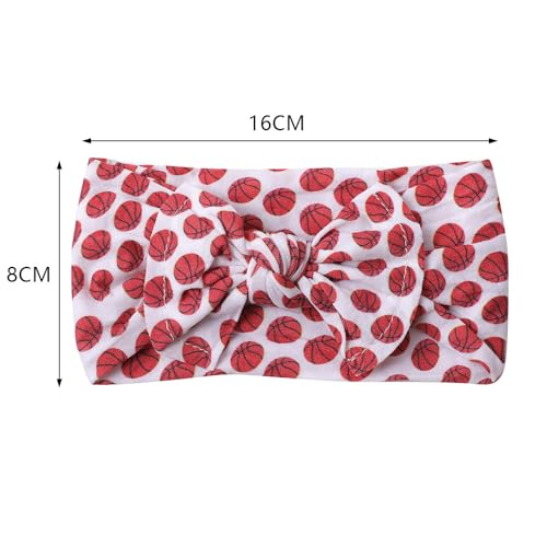 Baby Basketball Headband Turban Babies Basketball Bowknot Baby Basketballs Hair Band Bow BTB12 (A2, Free Size)4