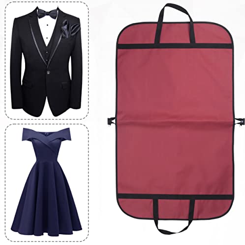 Lightweight Garment Bag, Garment Bags For Hanging Clothes, Garment Bags For Travel, Suit Bag, Garment Bags For Storage, Closet Storage Bag, Waterproof, Small Compact, Durable (Red) #TOP1