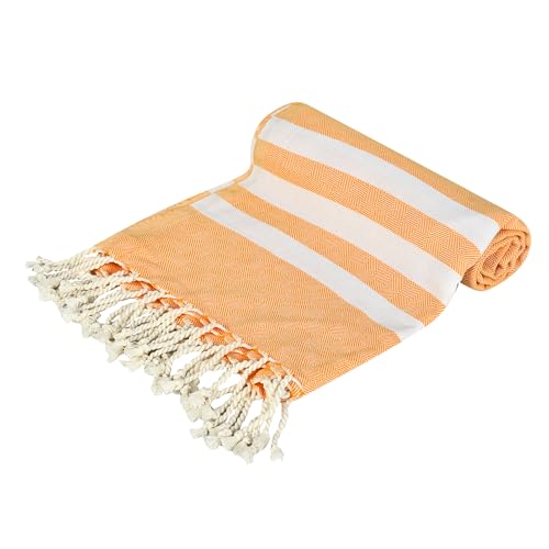 Image of Bamboo Cotton Bath Towels | Ultra Soft Quick Dry Towels for Men & Women | Large Size 75x150 cm | Lightweight Towel Set (Pack of 1, Yellow)