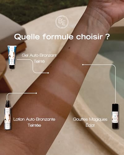 BRONZ'EXPRESS Loción Autobronceadora Intensa Facial y Corporal 150 ml Bronceado Profundo Uniforme con Color sin Manchas Fórmula Francesa Premium para Todo Tipo de Pieles - imagen 9