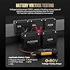 AUTOOL Tester Batteria Auto con Stampante, 12V 24V 30-2000 CCA Battery Load Teste, Prova di avviamento, Carica e Perdita, Supporta Batterie al Litio Tester Generatore per Moto, Auto e Barche
