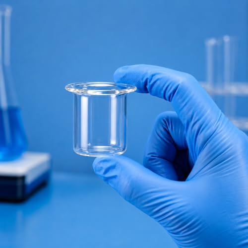 Mikro Topiona Kwarcowa Miska Odparowania Kołnierzowy Tygiel-8ml