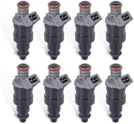 KUIPERAUTO 8Pcs Upgrade Fuel Injectors Compatible for 1996-2002 Dodge/Jeep #FJ68