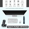 7 Port USB Hub for Laptop, USB Splitter Multiport USB Extender for Laptop, PC, MacBook, Mac Pro, Mac mini, iMac, Surface Pro and More USB Devices