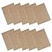 VOSAREA 10 Sztuk Juta PodkÅ‚adki Juty Rustykalne Tablematy Drabiny Podstawki Maty StoÅ‚owe Dekoracji Dla Strony Wesela Grill Wakacje Kubek Kubek BrÄ…zowy 21X29cm