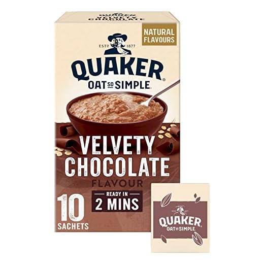 Quaker Oats So Simple Velvety Schokoladensäckchen, 36.5 g (10er Pack)