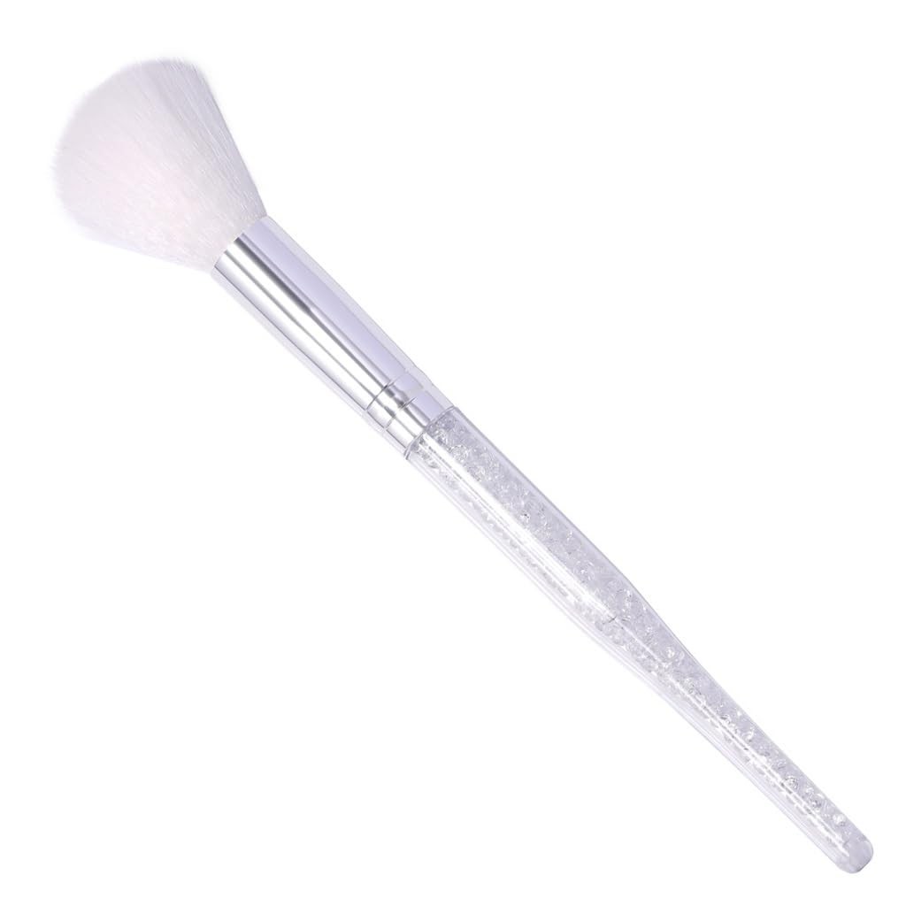 Nagelwerkzeuge Nagelbürste Nagelstaubpinsel Kristall Langer Griff Make-up Rougepinsel Make-up Puderpinsel