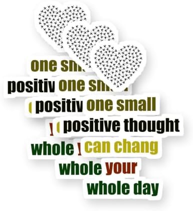 One Small Positive Thought Can Chang Vinyl Stickers 3 Pack 3 Inch image 5