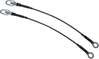 Tailgate Cable Compatible with 1993 to 2008 Ford Ranger and 1994 to 2007 Mazda B2300 B3000 B4000, 2PCS, Lift Gate Support Straps Pickup