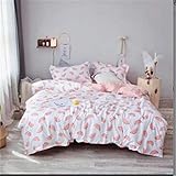 La ropa de cama de color sólido teñido activo tiene alta solidez del color y baja contracción, adecuada para familias y hoteles. El kit es verde, lavable y duradero. Excelente costura y artesanía. Sin decoloración, los mejores regalos, mamá y papá, Día de San Valentín - Día de la Madre - Día del Padre y Navidad. Perfecto para cualquier habitación de su hogar: dormitorio, habitación de invitados, habitación infantil, casa de vacaciones.