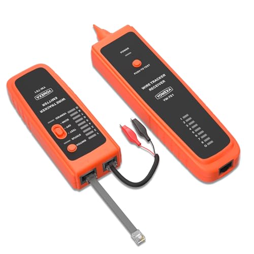 Ethernet Toner and Probe Kit with RJ45 RJ11, YOWEXA...