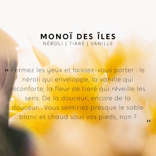 Bougie bijou Monoï des Îles avec bracelet doré perles noires MY JOLIE CANDLE