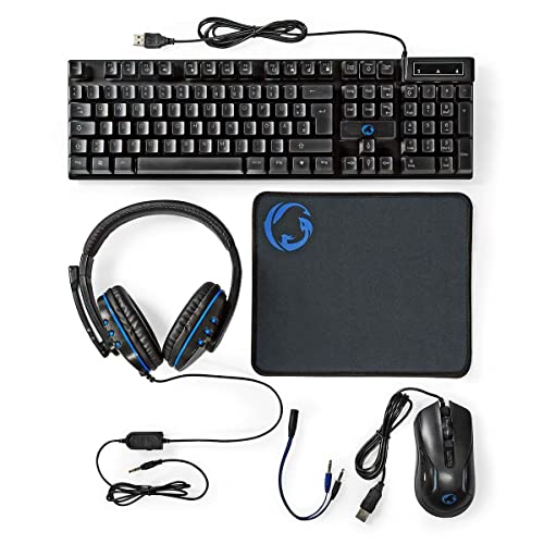 Mouse da gioco illuminato con luce LED multicolore con risoluzione fino a 3600 dpi