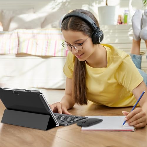 Image of ZZB 10 inch Android 15 Tablet 2 in 1 Tablet with Keyboard Mouse Case Stylus Pen 18GB RAM 128GB ROM 2TB Expandable, Android 15(DOES NOT WORK) 10.1 inch IPS 6000mAh Battery Bluetooth Camera