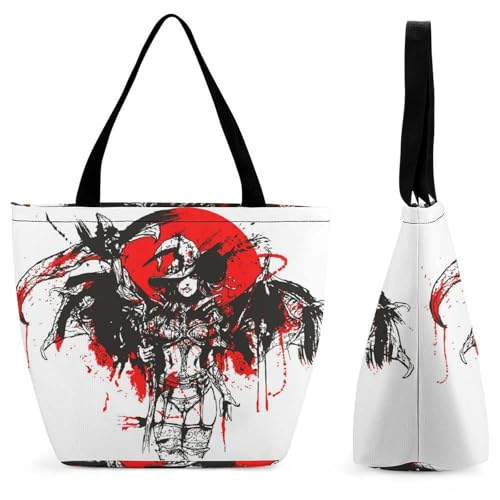 Sac à main sorcière dessin animé spacieux pour éviter les sacs plastiques