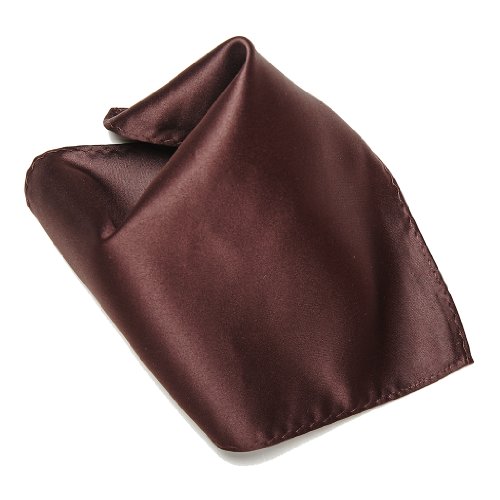 CHOCOLATE BROWN Hankerchief Pocket Square Hanky Men's Handkerchiefs