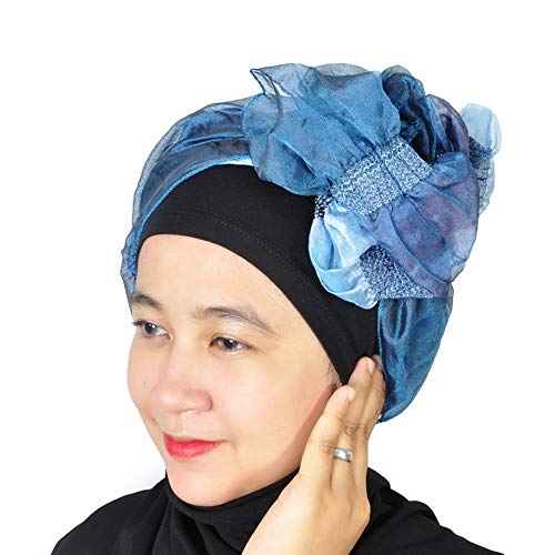 Mu Lan Legend | Silk Story Handmade Instant Infinity Organza Scarf | Lightweight Antique Head Wrap | Multi-functional2