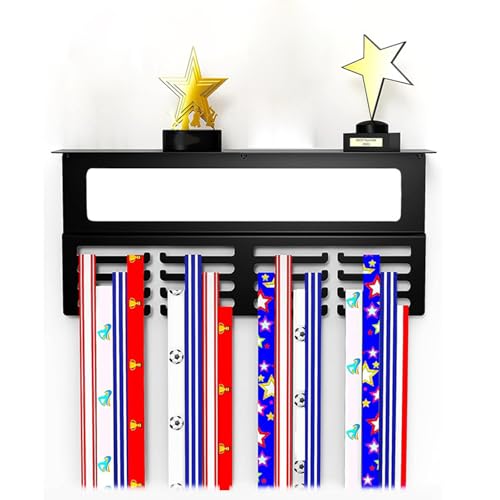 Colgador de medallas extensible que evita caídas de trofeos 7