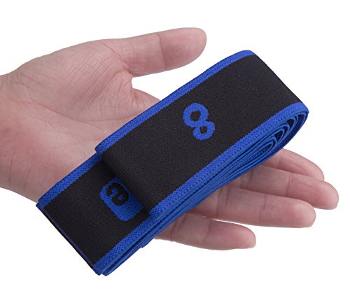 Pulseira elástica Ueasy Latin Pilates para ioga e elasticidade para academia, ioga, fitness (1 peça)