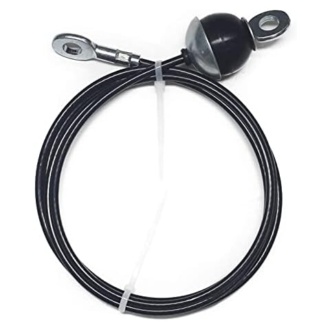 SYL Fitness Cable for DIY Home Garage Gym Cable Pulley System (Black: Type B, 68 in) Cover