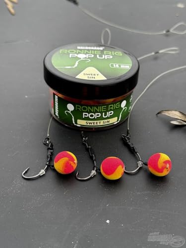 Haldorádó Ronnie Rig PR Fishing Hook, Size 2, 3 Pieces, 360-Degree Swivel Design, Black - Image 5