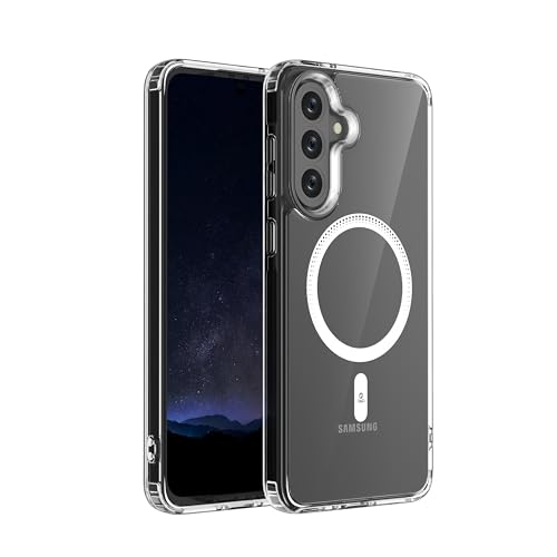 Image of ONES Magnetic for Samsung Galaxy A56 5G / A36 5G Slim Case, Compatible with Magsafe, Military-Grade Drop Guard, Anti-Yellowing, Shockproof Cover for A56 5G / A36 5G, Scratch-Resistant, Transparent
