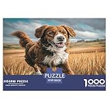Lindos Rompecabezas de Perros para Adultos Papel Reciclado 1000 Piezas Divertido y desafiante Juego Familiar de Beagle 38 x 26 cm 1000 Piezas