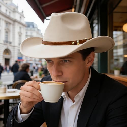 Image of Cowboy Hat Bands for Men and Women,Hatbands Belt for Cowboy /Western /Fedora /Cowgirl Hats Multicolor
