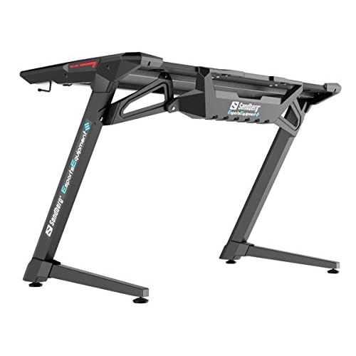 Sandberg Fighter Gaming Desk 2, Schwarz