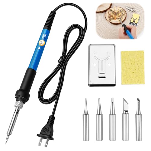 Aphohome Wood Burning Kit, 6 - Temp Adjustable Soldering Welding
