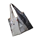 SECFOU Bolsa de Reutilizable Plegable de Tela Oxford Ligera y Resistente Capacidad de Carga 15-20 Kg para Supermercado y Uso Diario 1