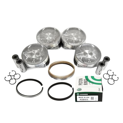 Mizumo Auto MA-4216947306-2 Pistons w/Rings Compatible With/For 99-05 Subaru Forester Impreza Legacy 2.5L 16v SOHC EJ25