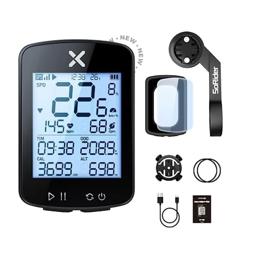 GPS Xoss Ciclocomputador Bike G2 Plus + Acessórios Com Suporte Alongado O Melhor Em GPS Para Ciclismo
