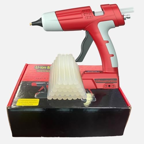 100w Cordless Hot Glue Gun with LEDDigital Display and Adjustable Temperature