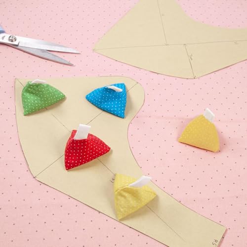 Poids de coupe textile avec poignée ergonomique et forme triangle doux - 4 pcs - 4