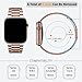 HITZEE Metal Bands Compatible with Apple Watch Band 42mm 41mm 40mm 38mm, Stainless Steel Replacement Men/Women Band Strap Compatible for iWatch SE3 2 1 Series 11 10 9 8 7 6 5 4-1, Rose Gold