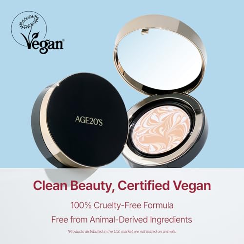 AGE20'S Signature Essence Pact Mini – 21N Vanilla Cushion Foundation SPF 50+ — view 8