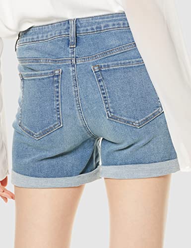 [Amazon Essentials] デニムショートパンツ ミッドライズ レ