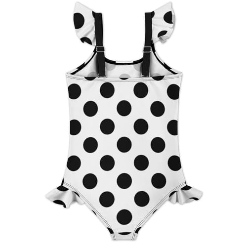 Girls One Piece Swimsuit Falling American Stars Ruffles Swimwear Bathing Suits 3-12 Years2