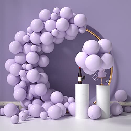 Pastel Purple Balloons 12inch 5inch 70pcs Latex Party Balloons Macaron Purple Birthday Balloons Wedding Baby Shower Party Decorations