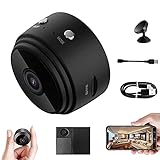 Trailer Hitch Monitoring Device,Mini Wireless WiFi IP Camera Hd 1080p,Wireless Bluetooth Magnetic Backup Camera,Home Security Camera Monitoring with Cell Phone App for Home/Office/Car (Black)